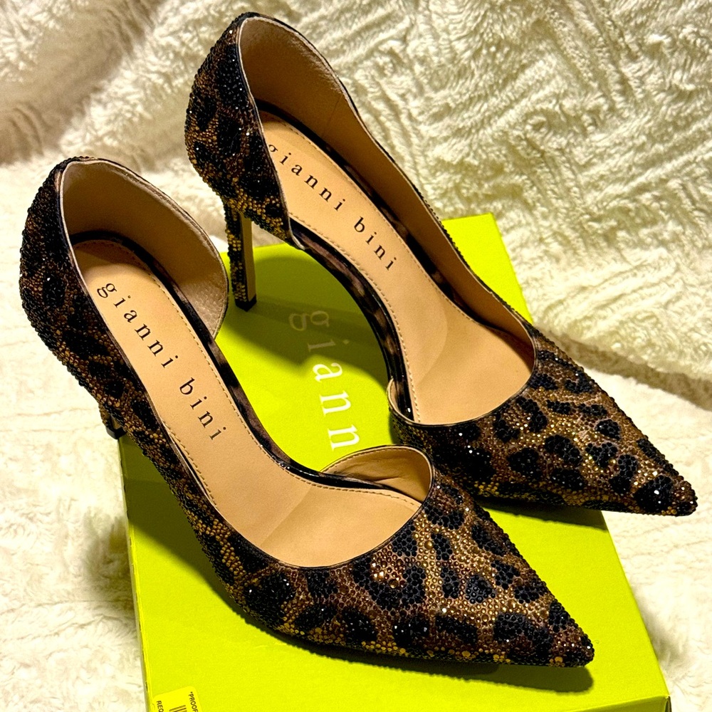 Gianni Bini Animal Print Heels